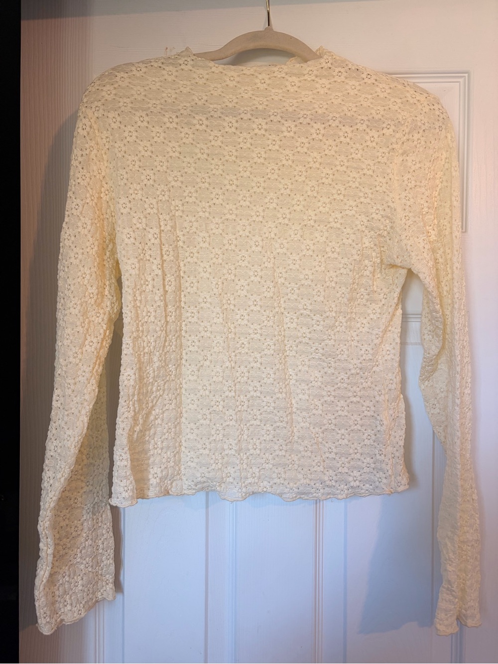 Floral Mesh Layering Top
